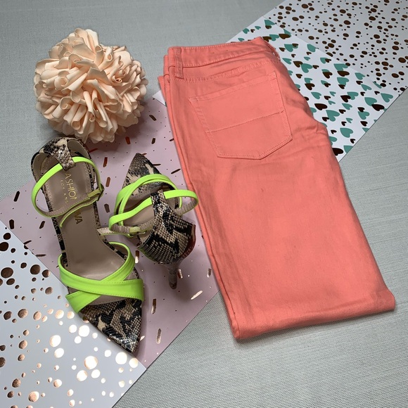 Merona’ Salmon Mid Rise Skinny Jeans - Picture 3 of 8